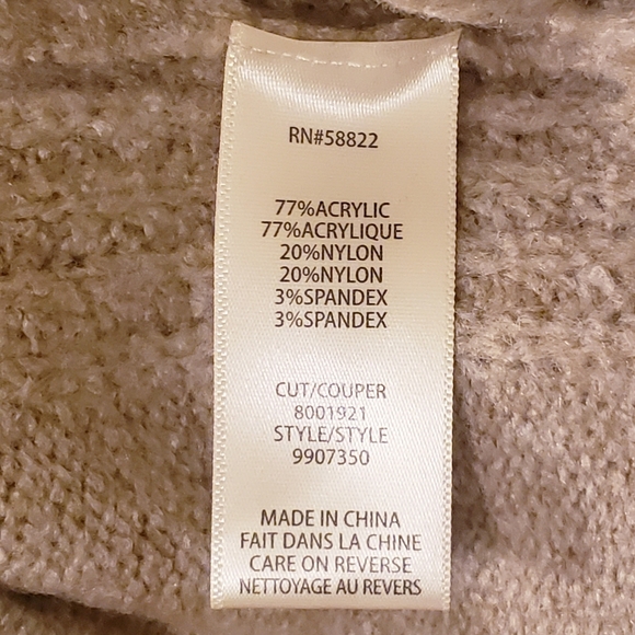 NWT Max Studio Rib Trim Sweater Dress/Top Small - Picture 9 of 9